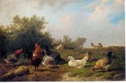 unknow artist Cocks 124 oil painting reproduction